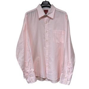 Tommy Hilfiger Denim NWOT Baby Pink Cotton Button Down Longsleeves Shirt Size XL